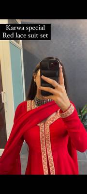 Red Georgette Salwar Suit 2
