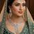 White rhodium premium designer american diamond and stone work necklace set