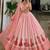 Light Pink Navratri Lehenga Choli With Dupatta