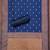 blue jacquard weaved dress material