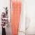 orange jacquard weaved dress material