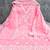 pink chanderi embroidered dress material