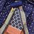 blue cotton poly weaved dress material