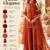 Women's orange orange
silk blend embroidered kurti set for women with dupatta and palazzo