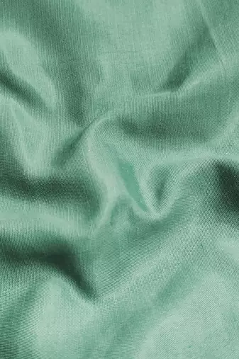 green silk blend thread dress material