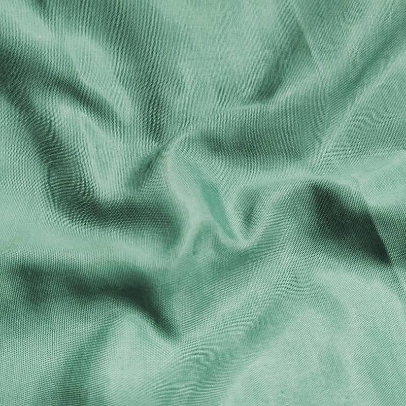 green silk blend thread dress material