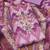 purple organza sequins dress material