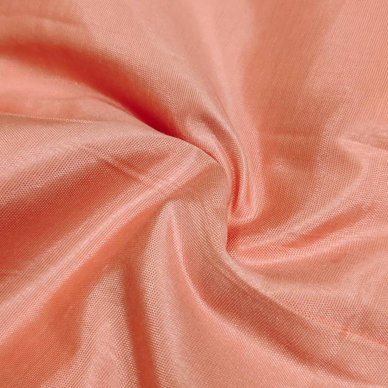 peach jacquard weaved dress material