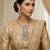 Gold yellow gold premium designer american diamond and stone work necklace set