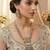 Purple yellow gold premium designer american diamond and stone work necklace set