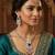Green rose gold premium designer american diamond and stone work necklace set