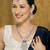 Purple rhodium premium designer american diamond and stone work necklace set
