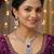 Purple rhodium premium designer american diamond and stone work necklace set