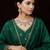 Green rose gold premium designer american diamond and stone work necklace set