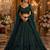 green net embroidered traditional lehenga-choli