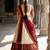 cream silk blend woven traditional lehenga-choli