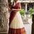 cream silk blend woven traditional lehenga-choli