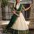 cream silk blend woven traditional lehenga-choli