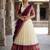 cream silk blend woven traditional lehenga-choli