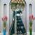green art silk embroidered traditional lehenga-choli