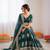 green art silk embroidered traditional lehenga-choli