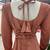 Rose embroidered french crepe silk gown suit set