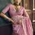 baby pink cotton blend handloom weaving casual wear saree
