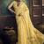 cream cotton blend handloom weaving casual wear saree