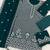 Emerald green faux georgette beads semi stitched salwar suits