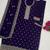 Purple georgette sequins work semi stitched salwar suits
