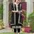 Black georgette sequins work semi stitched salwar suits