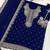 Blue georgette sequins work semi stitched salwar suits