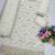 Off white silk blend floral print semi stitched salwar suits