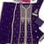 Violet faux georgette sequins work semi stitched salwar suits