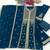 Navy blue faux georgette sequins work semi stitched salwar suits