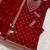 Deep red faux georgette zari work semi stitched salwar suits