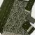 Olive green faux georgette sequins work semi stitched salwar suits