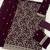 Wine faux georgette sequins work semi stitched salwar suits