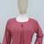 Pinkish mauve faux georgette floral print semi stitched salwar suits
