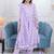 Lavender lotus 3 piece suit set