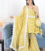 Yellow lotus 3 piece suit set