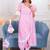 Pink lotus 3 piece suit set