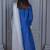Aarohi blue peacock broach 3 piece suit set