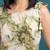 Green floral printed viscose rayon kurta set