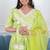 Green gota 3 piece suit set