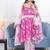 Pink gota 3 piece suit set