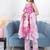 Pink gota 3 piece suit set