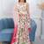 Qainat white floral 3 piece suit set