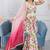 Qainat white floral 3 piece suit set