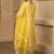 Sun kissed yellow hand embroidered  a- line chanderi suit